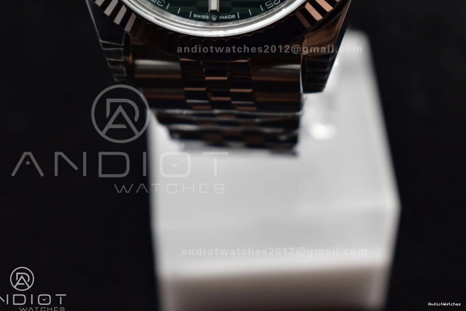 DateJust Edition VSF VS 126334 Bezel Best Textured on Green 1:1 Refined Fluted Dial 641 41 Bracelet Jubilee 904L Steel 1013